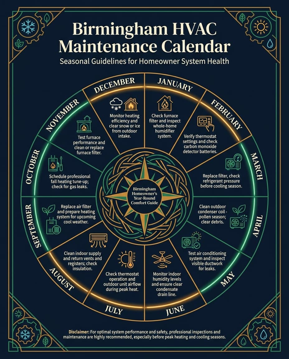 HVAC reference guide for Hueytown Alabama homeowners